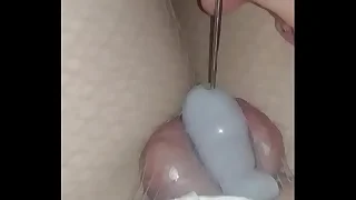 Caged sissy in nylons Architecture will not hear of clitty